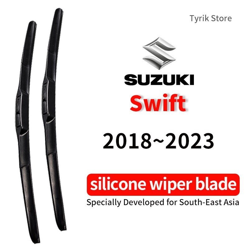 ใบปัดน้ําฝน Suzuki Swift สําหรับ Swift 2018 ~ 2023 Hatchback/HB ชุดที่ปัดน้ําฝนกระจกรถยนต์ Swift ใบปัดน้ําฝนประเภทกล้วย