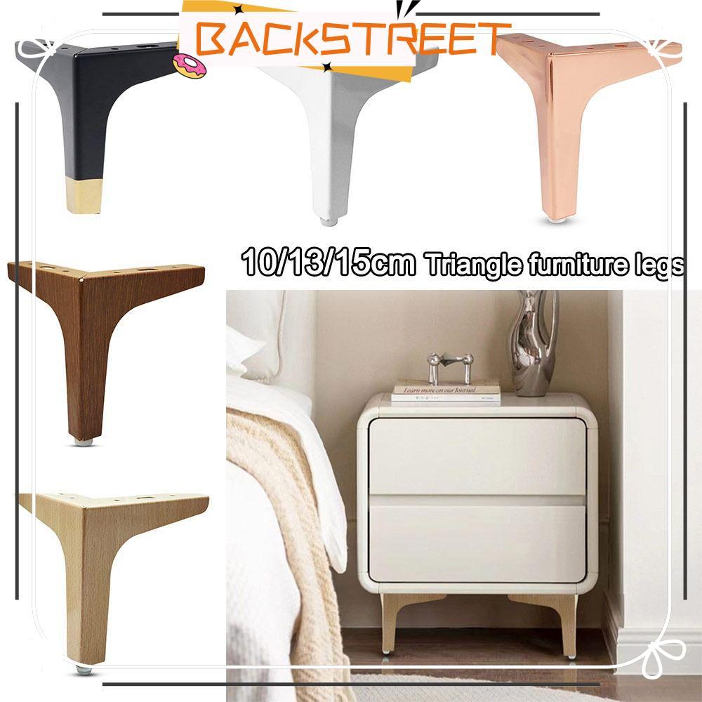 BACKSTAGE Furniture Legs, Triangle Replacement Cabinet Legs, Modern Wear-resistant Metal Anti Scratc