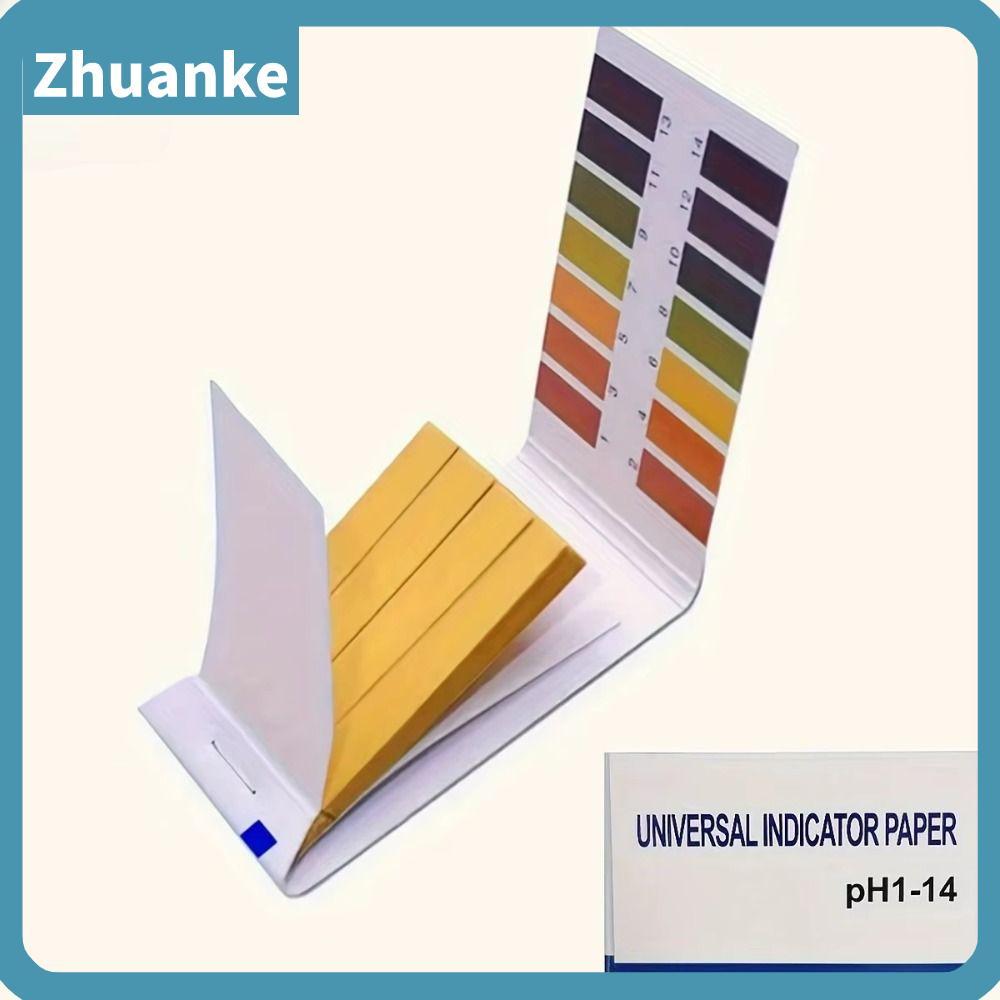 ZHUANKE 80 แถบ/แพ็ค Litmus Test Paper, Indicator Paper กรดอัลคาไลน์ Professional PH Test Strips, แบบ
