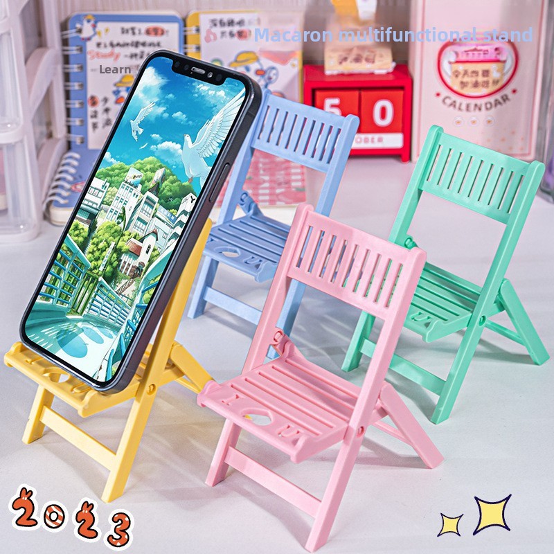 Summer ที่วางโทรศัพท์แบบพับได้ขนาดเล็ก ที่วางโทรศัพท์มือถือแบบพับได้ ที่วางแท็บเล็ตแบบพกพาสำหรับโต๊ะทำงาน อุปกรณ์เสริม