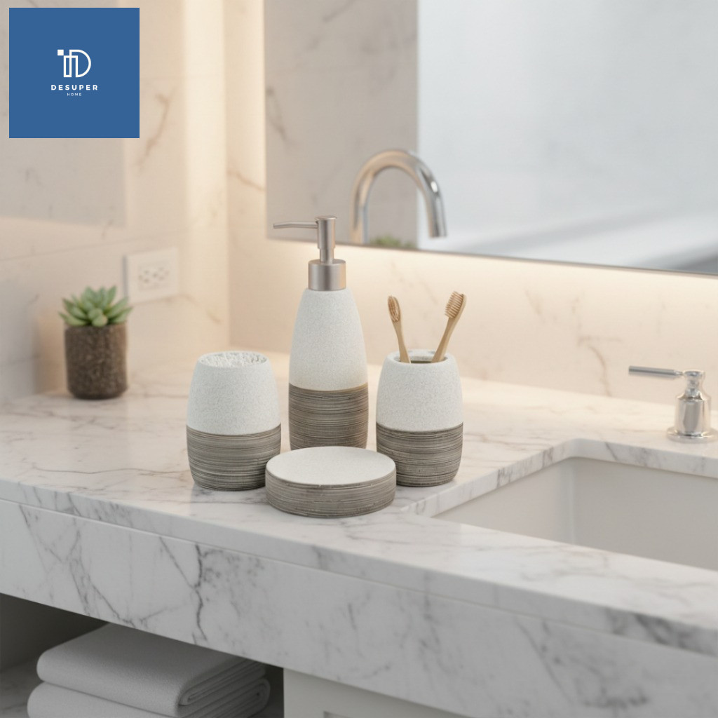 เซ็ตขวดปั้มสบู่เหลวสไตล์นอดิค Soap Dispensor Set Nordic Style – โปรปัง