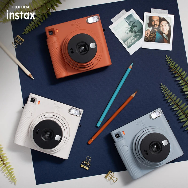 Fujifilm instax SQUARE SQ1 กล้องทันที Sq1 Hybrid ฟิล์มสีทันทีกล้องถ่ายภาพ instax SQUARE SQ1 One Shot