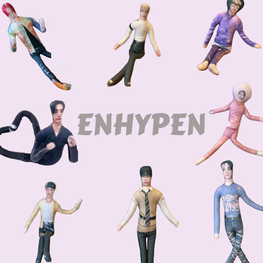 ตุ๊กตาลวด ENHYPEN ตลกรองรับโครงกระดูก niki jake jay