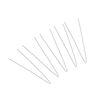 เข็มร้อยลูกปัดสแตนเลส 0.3mm ยาว 10-20cm สําหรับ DIY ทําสร้อยคอ กําไลข้อมือ อุปกรณ์ร้อยลูกปัด คุณภาพสูง