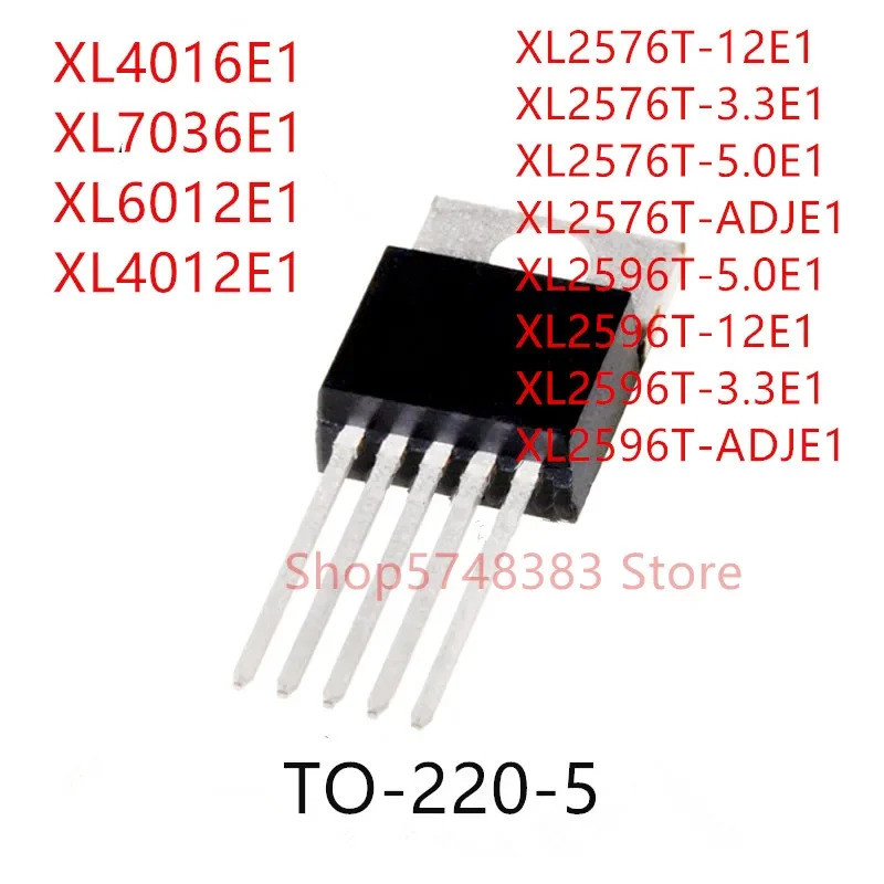 1-5 XL4016E1 XL6012E1 XL4012E1 XL2576T-12E1 XL2576T-3.3 E1 XL2576T-5.0 E1 XL2576T-ADJE1 XL3.3 E6T4T2