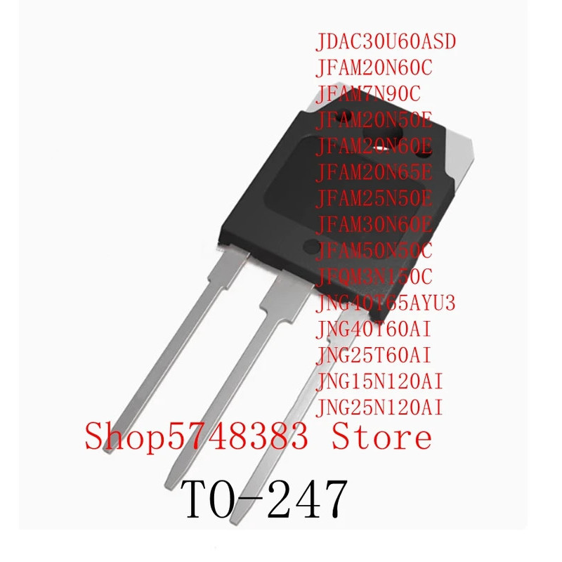 1-5 ชิ้น JDUC30A60ASD JFAM20N60C JFAM7N90C JFAM20N50E JFAM20N60E JFAM20N65E JFAM25N50E JFAM30N60E JF