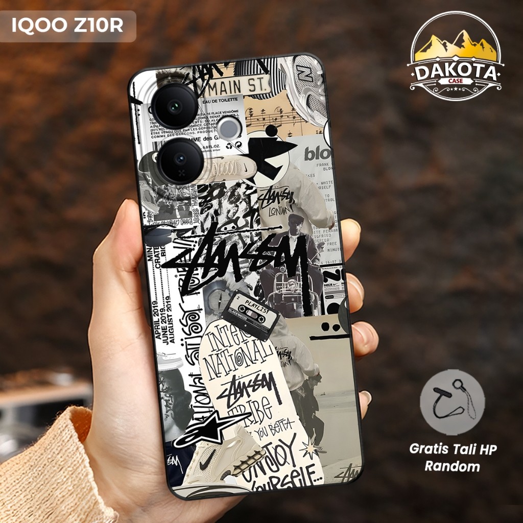 HP IQOO Z10R 5G/Z10 5G/Z9 5G/Z9X 5G/Z7 5G/Z7X 5G Aesthetic Motif Elastic Softcase | IQOO Z Series Z1