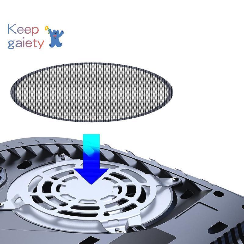 [Kpt-t] คอนโซลพัดลมกรองฝุ่นสําหรับ PS5 PRO PVC ตาข่ายกันฝุ่นสําหรับการป้องกันสูงสุดฝาครอบกรองฝุ่นอุป