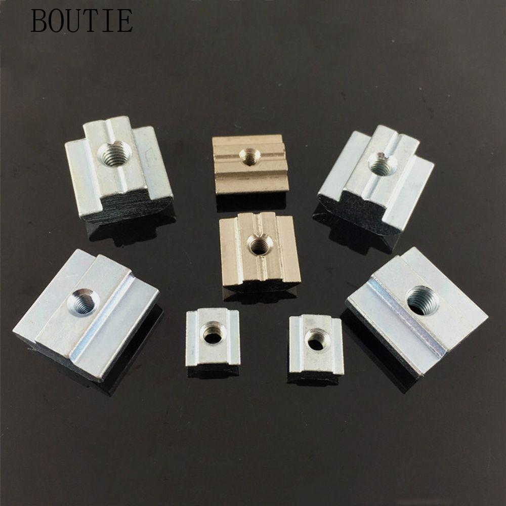 BOUTIE Hammer Nut 20PCS อลูมิเนียมโปรไฟล์ T Block T-Track เลื่อน T Slot Nut