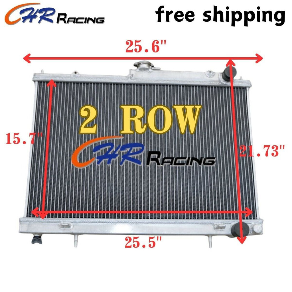 หม้อน้ําอลูมิเนียมสําหรับ NISSAN SKYLINE R33 R34 GTR GTS-T GTST RB25DET MANUAL
