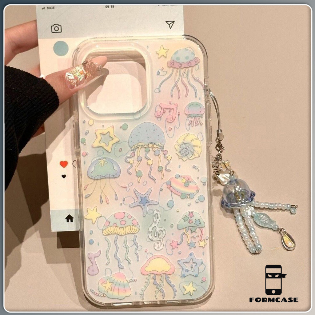 โปร่งใส จัดส่งจากประเทศไทย สิ่งมีชีวิตใต้ทะเลแปลกประหลาด for iPhone เคสไอโฟน17 11 12 13 14 15 16 PLUS PRO MAX X XS MAX X