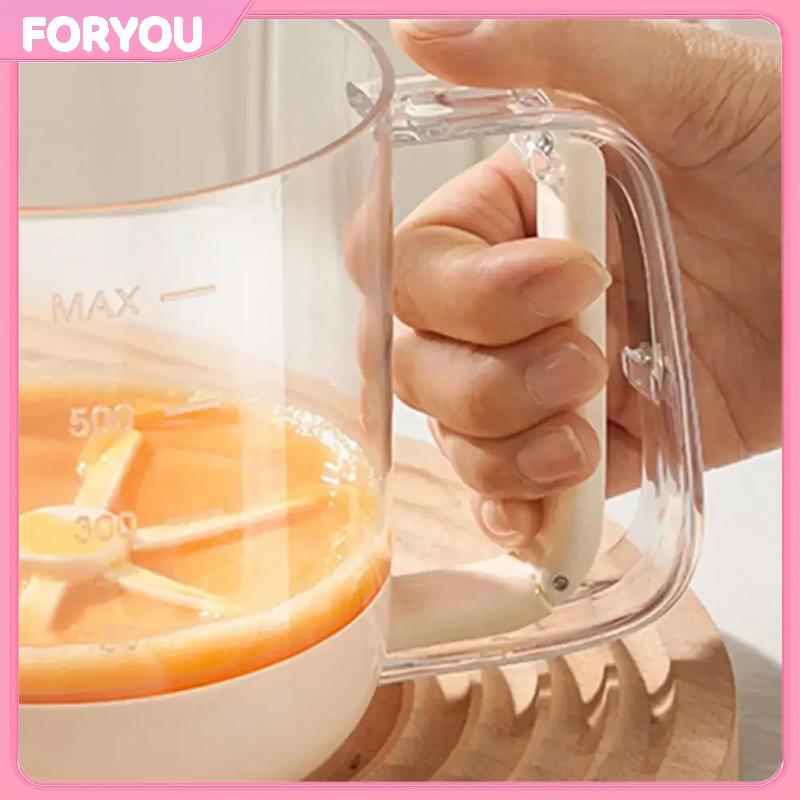 FORYOU สลัด Dressing Shaker ขวดคู่มือผัดถ้วยสําหรับห้องครัวไข่ Beater Liquid ผสมถ้วย Vinaigrette Dre
