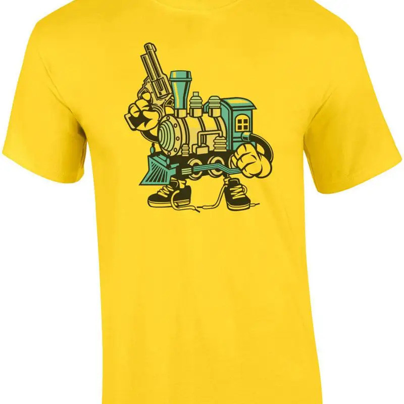 Retro Gangsta Train T-Shirt