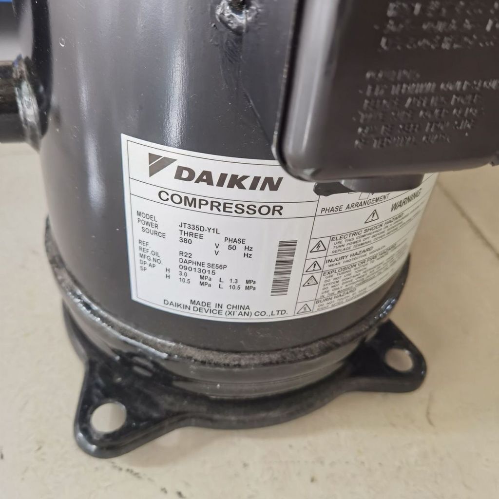 คอมเพรสเซอร์ไดกิ๊ก JT265D JT300D-Y1L JT315D-Y1L JT335D-Y1L แท้ สำหรับแอร์ส่วนกลาง อะไหล่คุณภาพดี