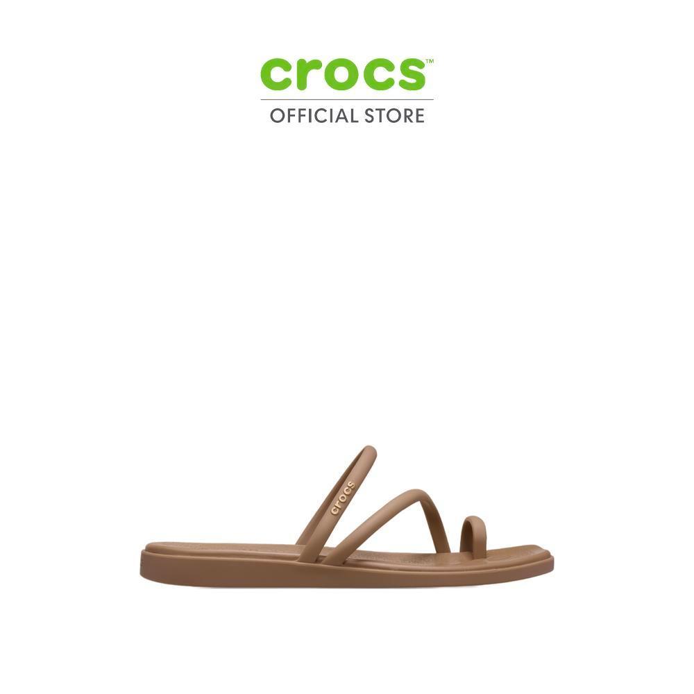 CROCS รองเท้าแตะผู้หญิง MIAMI TOE LOOP SANDAL รุ่น 209862-2JJ - MILK CHOCOLATE