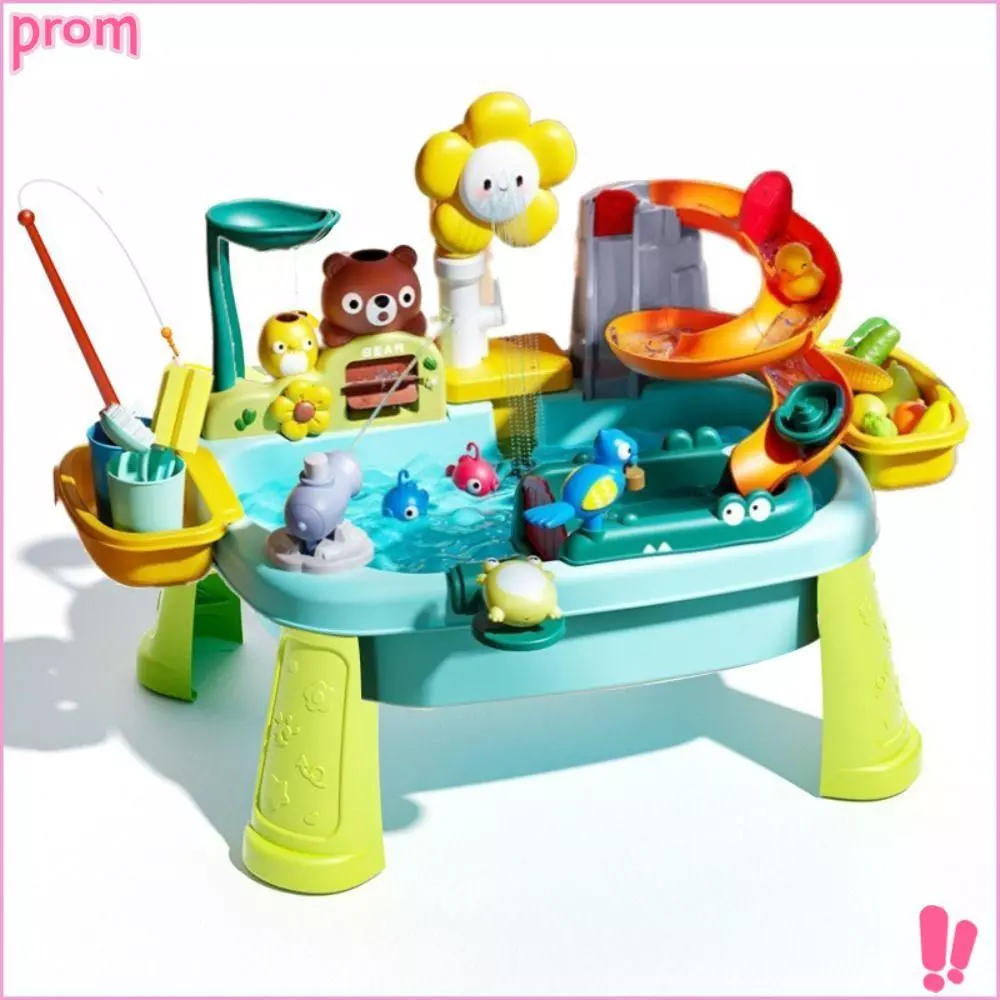 PROM ของเล่นครัวชุดล้างจานไฟฟ้า ผักผลไม้