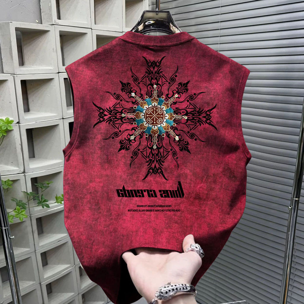 เสื้อ-tanktop ผู้ชาย ลายพิมพ์ ใส่สบายสำหรับฤดูร้อน