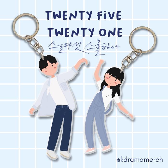 2521 TWENTY FIVE TWENTY ONE KEYCHAIN DRAMA KOREA / MEN JOO HYUK / KIM TAE RI / DOROROR / DRAMA KOREA