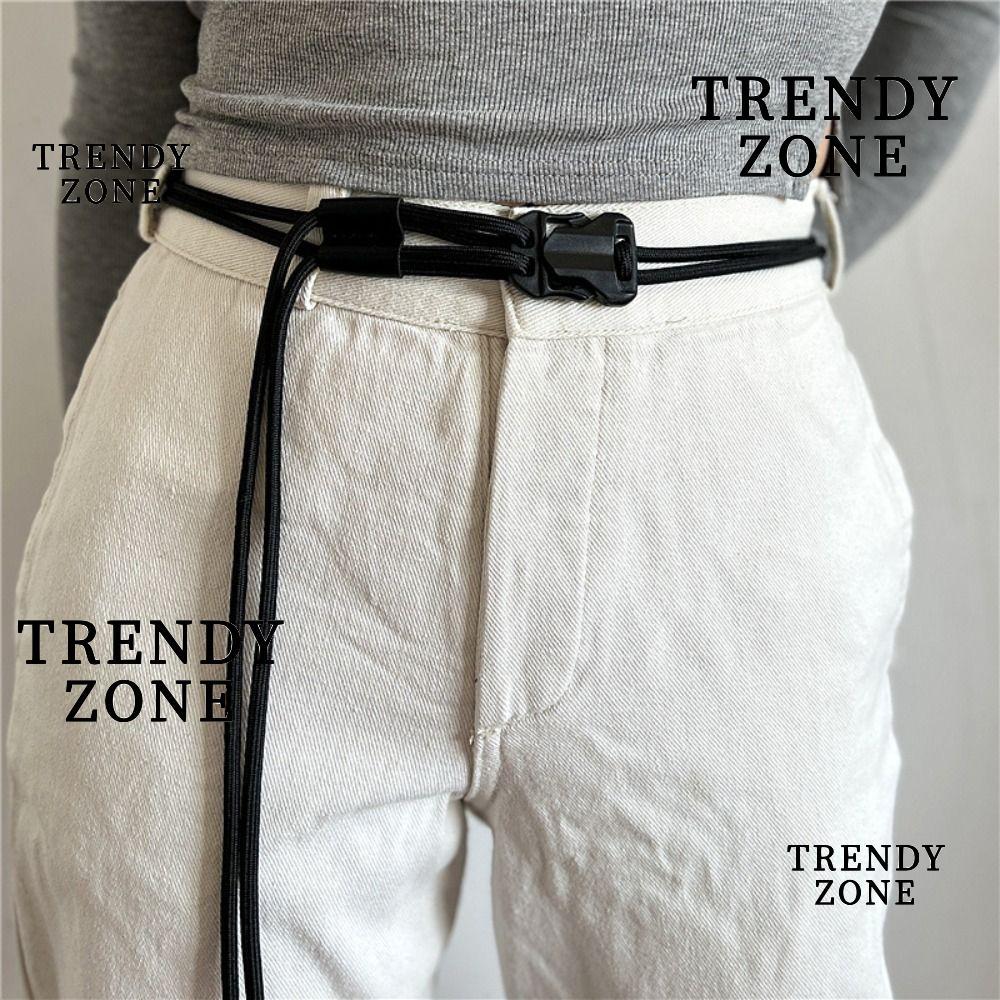 เข็มขัดเชือกคู่ YZONE ออกแบบหรูหราสำหรับกางเกงและกางเกงยีนส์