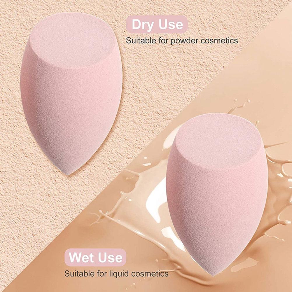 ชุดฟองน้ําแต่งหน้าชุด Face Beauty เครื่องสําอางแป้งพัฟสําหรับครีมรองพื้นคอนซีลเลอร์ Make O6b9