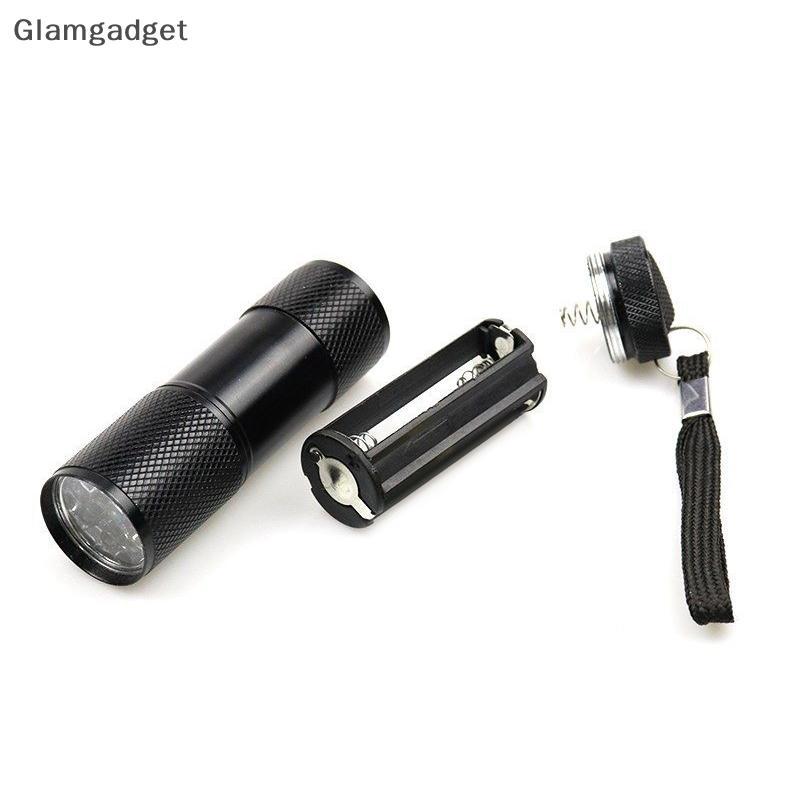 [Glg] ไฟฉาย UV ไฟฉายแสง UV 395nm Bla Light ไฟฉาย Mini Blalight ไฟฉายสําหรับ UV เรซิ่นกาว Curing สัตว