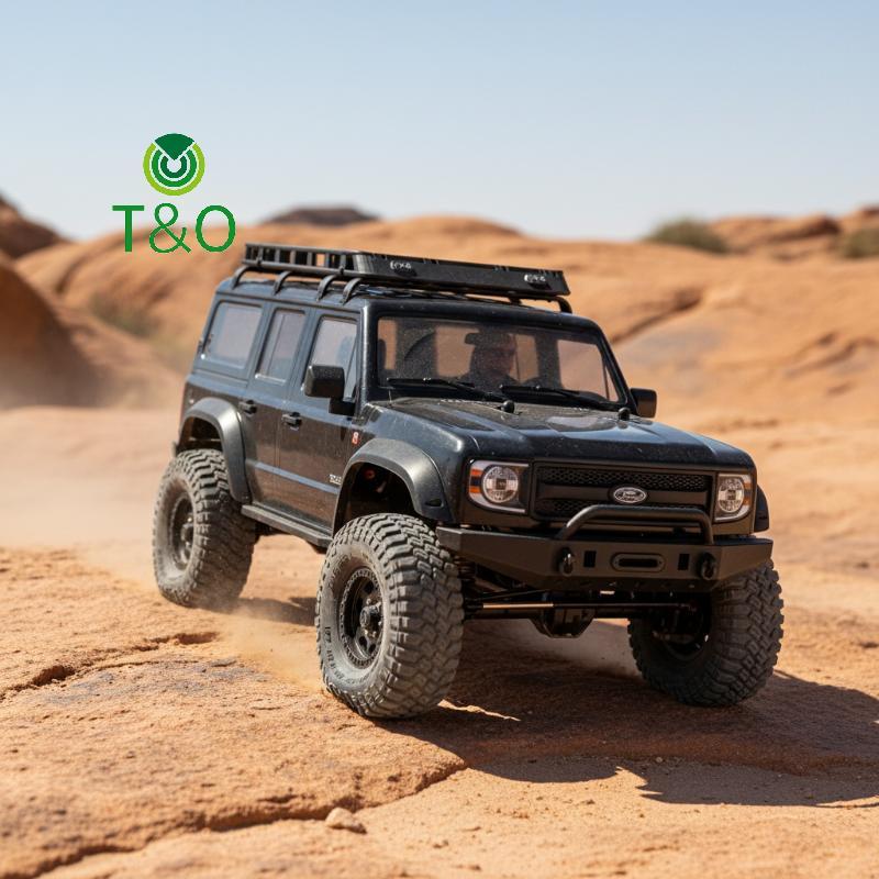 [T&OT] 1: 64 1/43 Manual Simulationกระเป๋าเดินทางRa Lc76 Roof Ra 4X4 Garage Micro-landscape Scene De