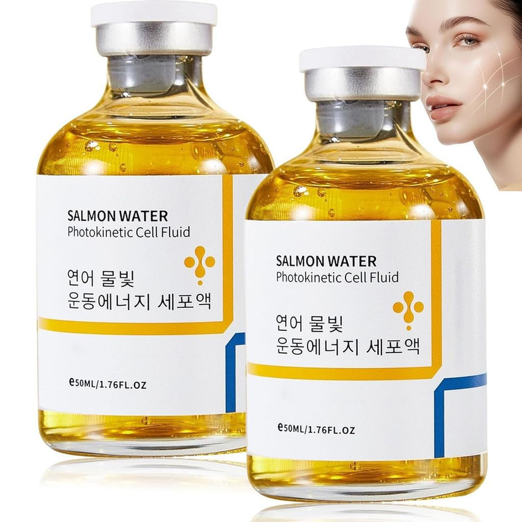 Salmon Anti-Wrinkle Moisturizing Essence, Salmon Moisturizing Energy Cell Liquid, Salmon DNA Essence