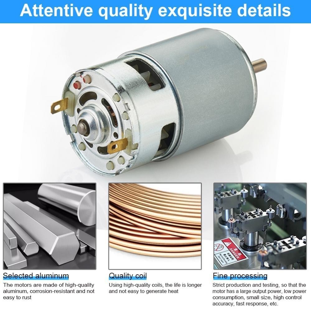 RS755 12V/24V DC พัดลมมอเตอร์เปลี่ยน 220V AC สำหรับพัดลมไฟฟ้าพัดลมเสียงรบกวนต่ำเริ่มต้นตัวเก็บประจุ