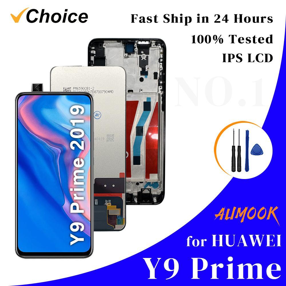 Y9 Prime 2019 หน้าจอสําหรับ HUAWEI P สมาร์ท Z จอแสดงผลหน้าจอสัมผัส Digiziter Assembly pantalla สําหร