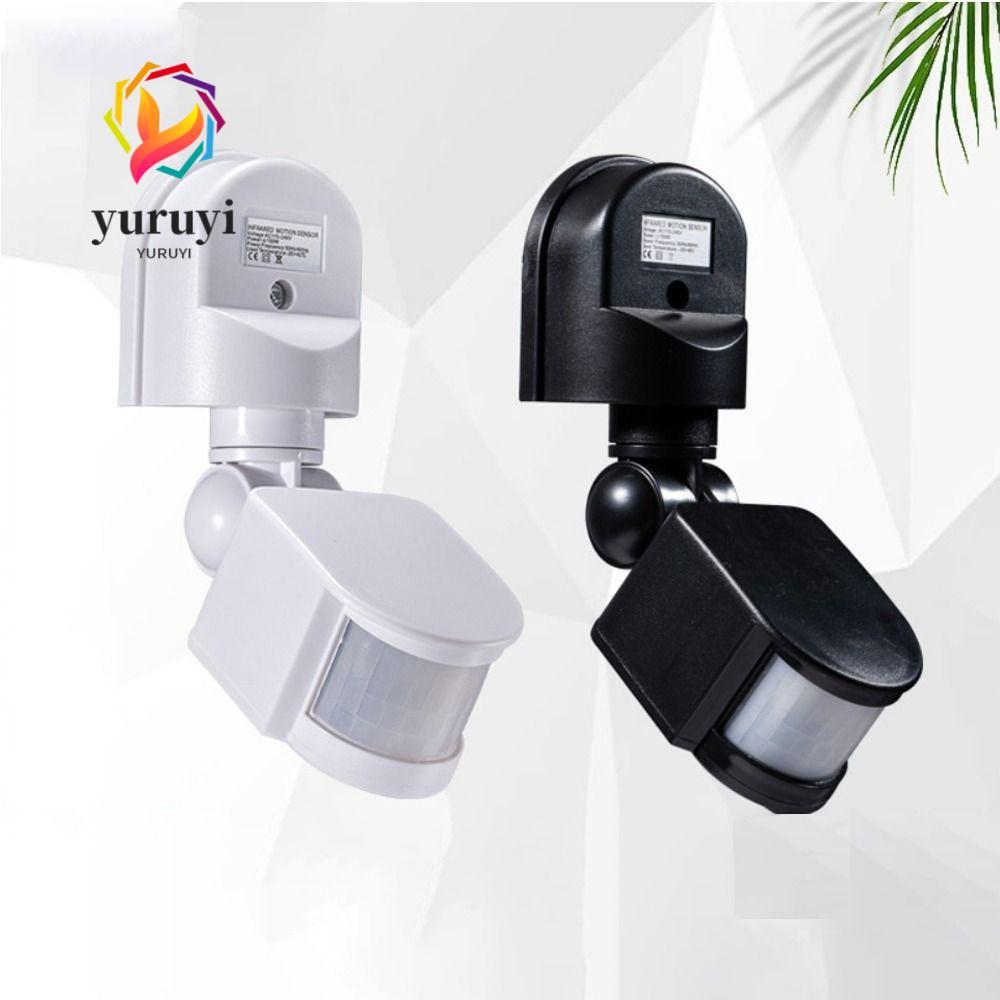 YURUYI อินฟราเรด PIR 220V ไฟ LED เซ็นเซอร์ติดผนัง
