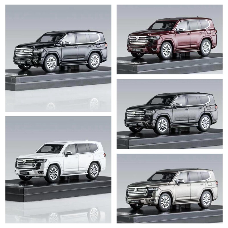 [คลังสินค้าพร้อม] LCD Reach 1: 64 Toyota LC300 ZX โมเดลรถอัลลอย SUV Off-Road Jeep สเกลเล็ก