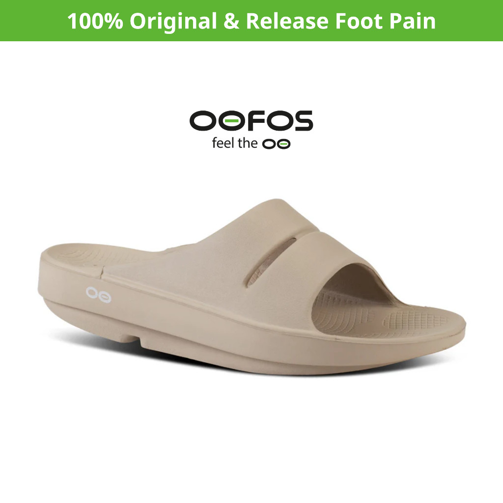 OOFOS Sandal - รองเท้าแตะเพื่อสุขภาพ Unisex นุ่มเหมือนเค้กพร้อมระบบรองรับรองเท้า - ลดอาการปวดเท้า