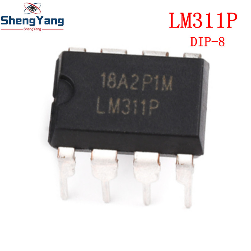 10PCS LM311P DIP8 LM311 DIP 311P DIP-8 DIFFERENTIAL COMPARATORS พร้อม STROBES IC ใหม่และต้นฉบับในสต็