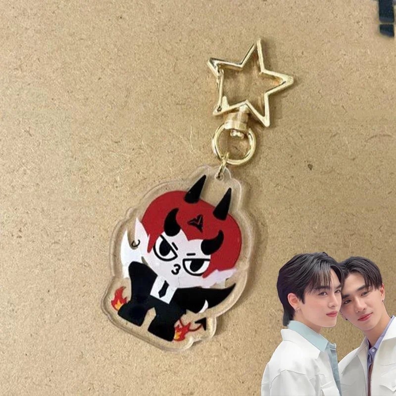 Perth Tanapon Santa Pongspak PerthSanta GMMTV พวงกุญแจน่ารัก chibi อะคริลิคกระเป๋าถืออุปกรณ์เสริม Bo