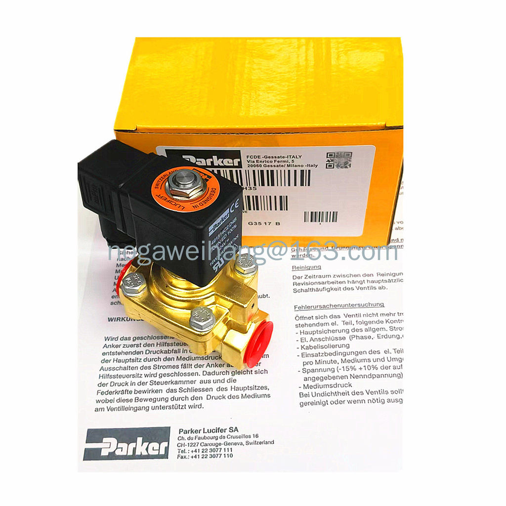Parker Bottle Blower Solenoid Valve 321H35 วาล์วแรงดันสูง 322H75 322H35