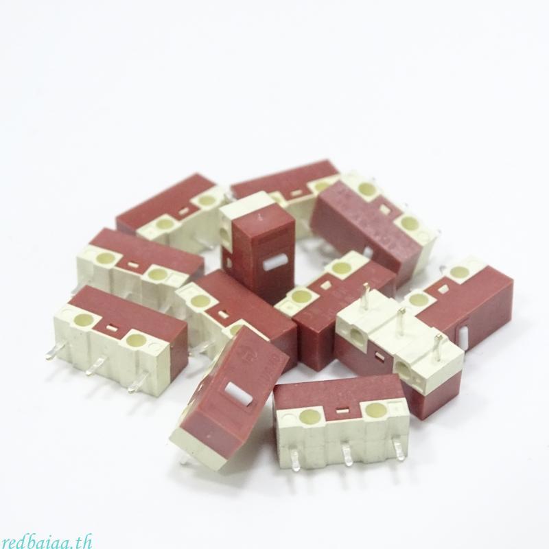 Redbaiaa สําหรับ HUANO เมาส์เงียบ Micro Switch ปุ่มปิดเสียงไมโคร 8 ชิ้นชุด