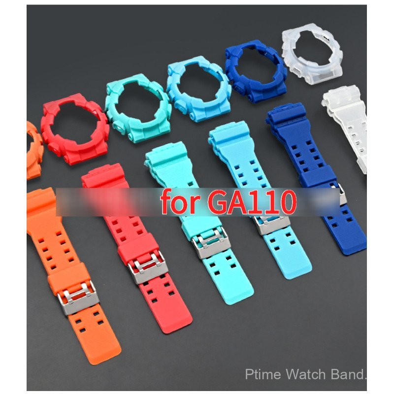 Premium Matte Case Strap Combo GA110 GD100 GAX100 อะไหล่เปลี่ยนนาฬิกา