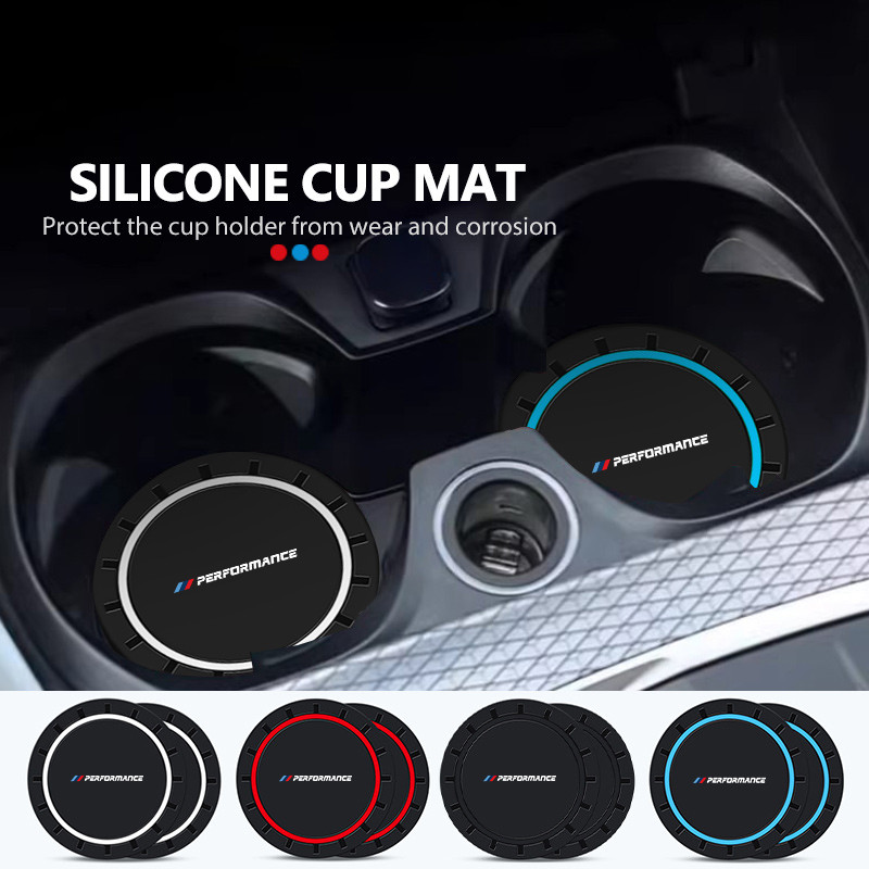 2 ชิ้นรถที่วางแก้วสําหรับ BMW Performance Alpina iX7 X1 X2 M3 M6 X3 X4 X5 X6 E62