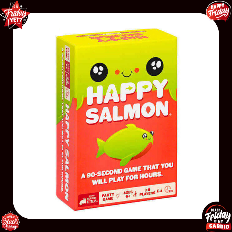Exploding Kittens Happy Salmon Crad Board Game (ภาษาอังกฤษ) - บอร์ดเกม โค้ดเนมส