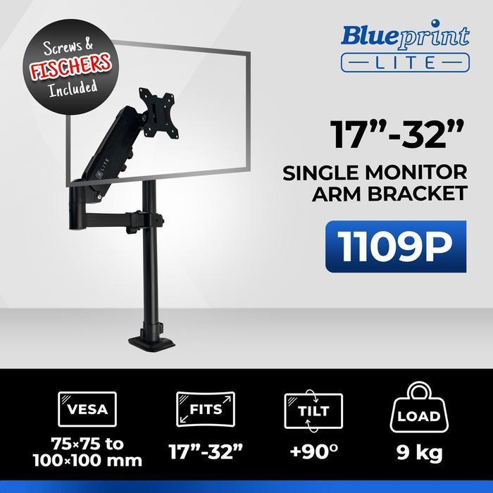 BLUEPRINT 1109P LITE DESKMOUNT TV MONITOR BRACKET 17" - 32" นิ้ว