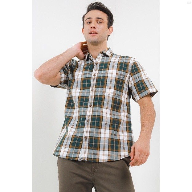 KEMEJA CDL เสื้อเชิ้ตแขนสั้นผู้ชาย J0135P 06H by Cardinal