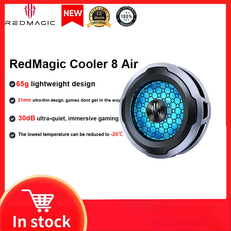 Nubia Redmagic Cooler 8 Air Cooler 6Magnetic Phone Cooler Semiconductor พัดลมระบายความร้อนสําหรับเล่