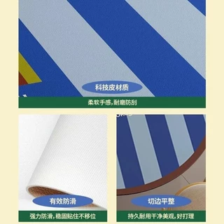 Bauhaus สไตล์ Placemat พรีเมี่ยมกันน้ํา Oilproof หนังบนโต๊ะอาหาร Mat โต๊ะกาแฟโต๊ะ Decor Mat