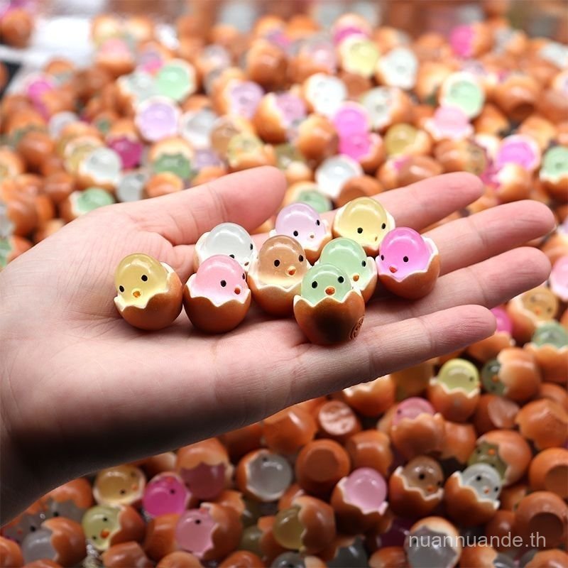 ใหม่สี Handmade Eggshell Chick Luminous Eggshell diy ของขวัญอนุบาล Influencer Love Eggshell Party DA
