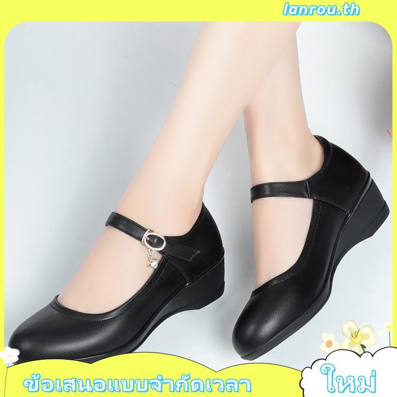 รองเท้านักเรียนหญิง POPTEEN รองเท้าหนัง ป๊อปทีน 30-42 รุ่นใหม่ พร้อมส่ง popteen ครบเบอร์