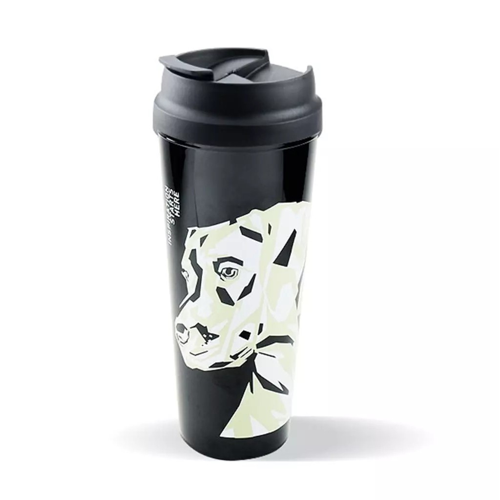 (REDMONZTER) : DPA-แก้วน้ำ : Dog Pop Art Tumbler 24oz.-BK W90XH222 mm.