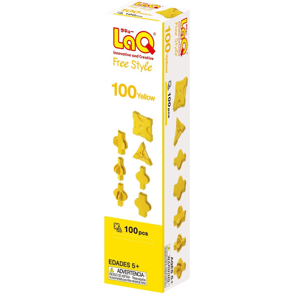 【Direct From Japan】Yoshiritsu LaQ FreeStyle 100 Color Set