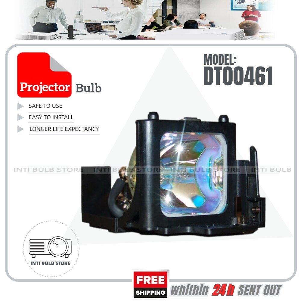 สําหรับโคมไฟโปรเจคเตอร์ Hitachi DT00461 CP-HS1000 / CP-HS1050 / CP-HS1060 / CP-HS1090 / CP-HX1080 / 