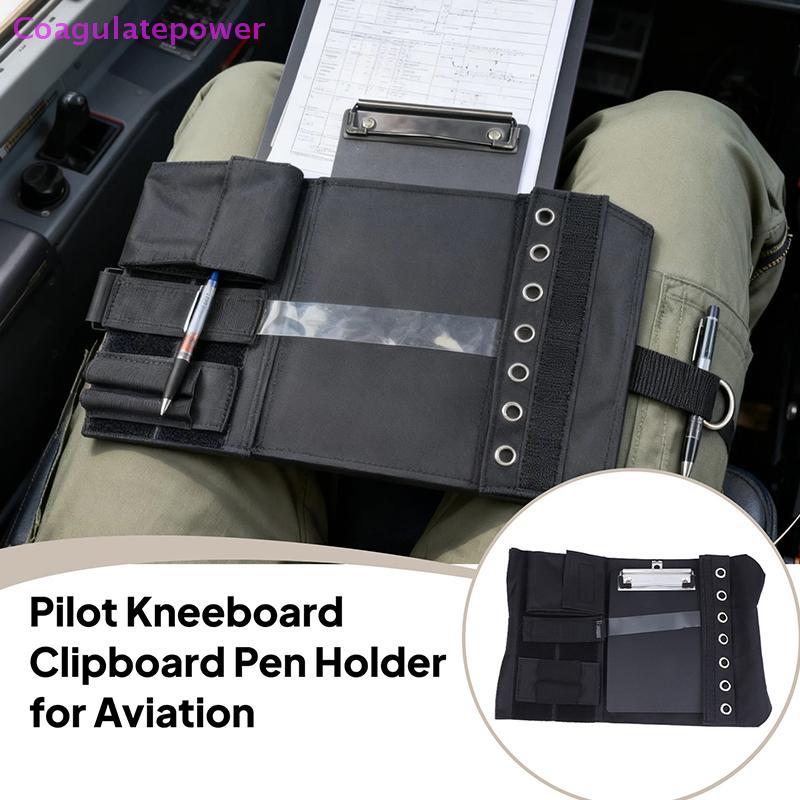 Coa Pilot Kneeboard ผ้า Oxford พร้อมสายปรับการบินขาสายรัดบอร์ด Pilot Kneeboard ผ้า Oxford พร้อมสายปร