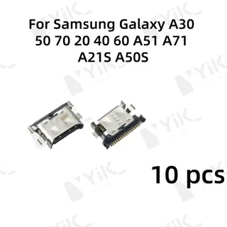 ตัวเชื่อมต่อพอร์ตชาร์จ Micro USB สําหรับ Samsung Galaxy A30 A50 A70 A20 A40 A60 A51 A71 A21S A50S 5-50 ชิ้น